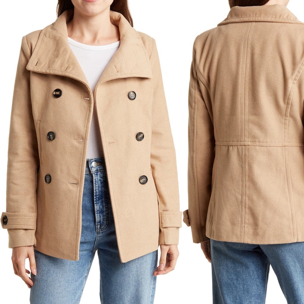 Thread and Supply Double Breasted Peacoat